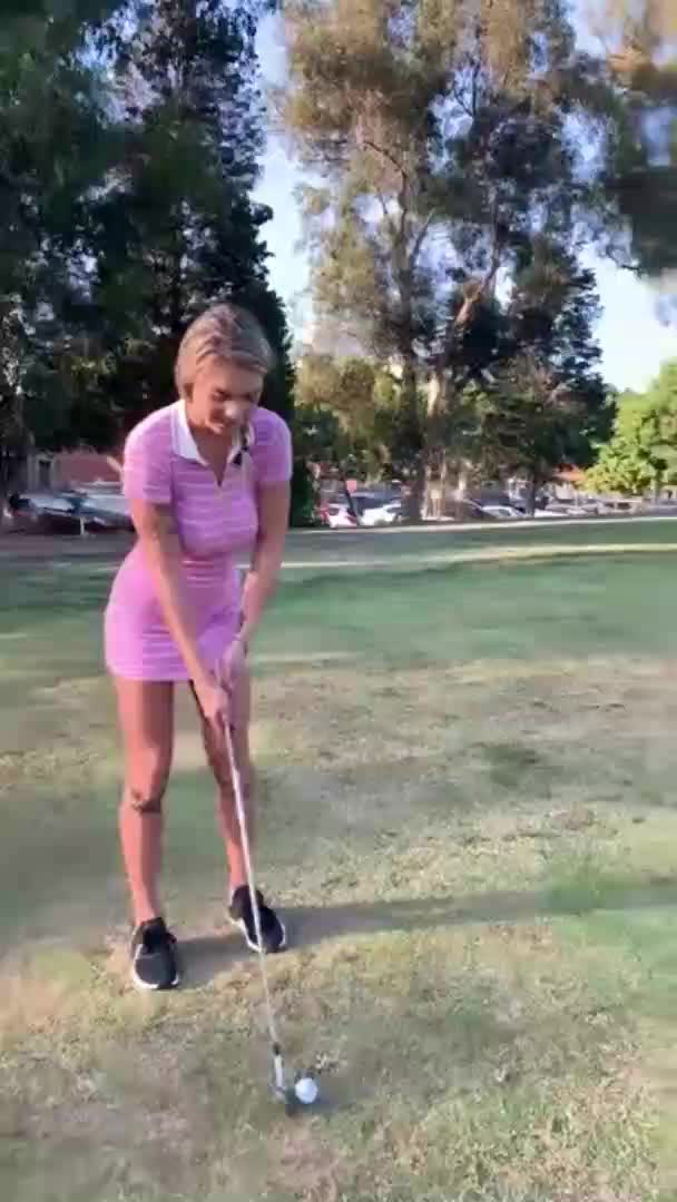 Sis Always Wanted To Learn Golf