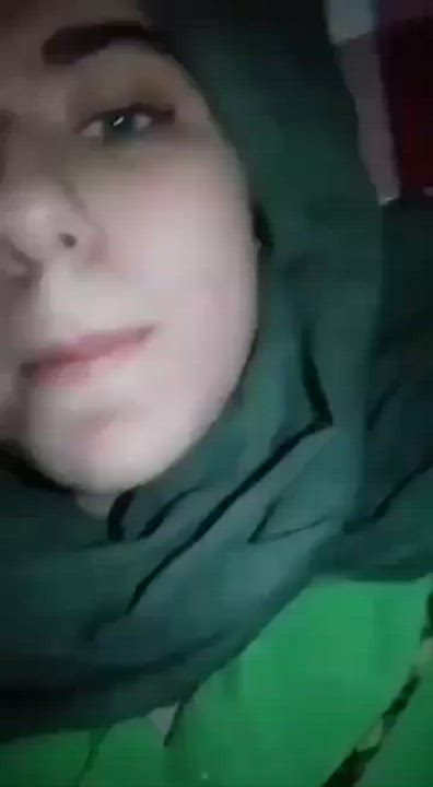 Horny Hijabi Dildo Orgasm