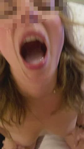 Our Friend Cums All Over My Face Right After Hubby Do You Like How He Rubs It In With His Thicc Cock?