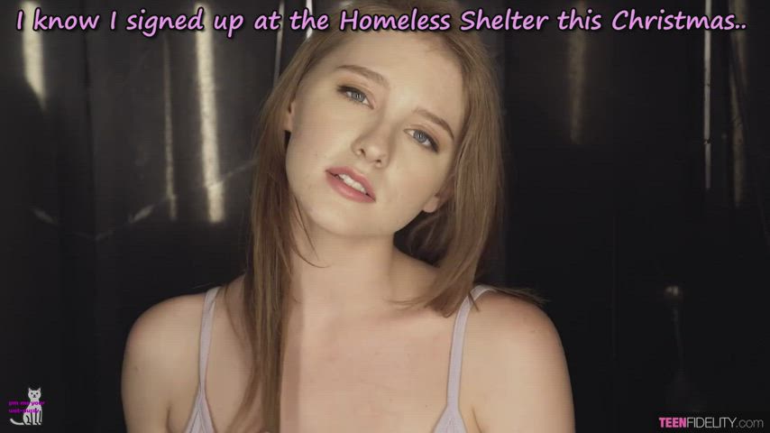 Volunteer Fuckdoll At A Christmas Charity For The Homeless!