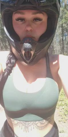 New Here! First Titty Drop Everwho Wants To Go Riding?!