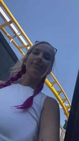 Took A Break From Roller Coasters For A Different Kinda Thrill! ? [GIF]