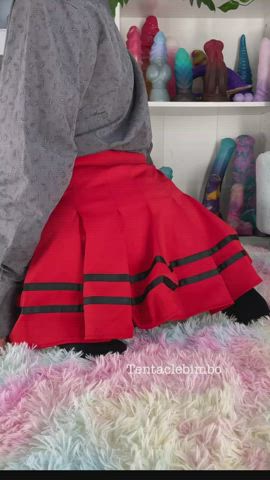 Hiding Something Big Under My Skirt!