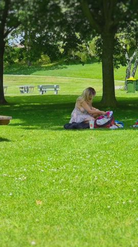 Thick Bikini Chick In The Park 👀 Uncut Version