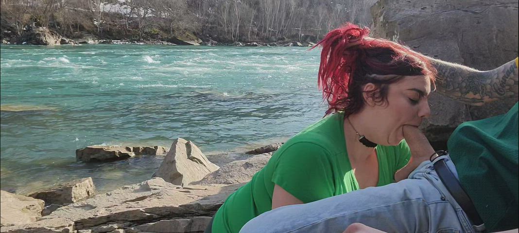 Hanging Out By The Rapids When She Got A Craving For My Cock?