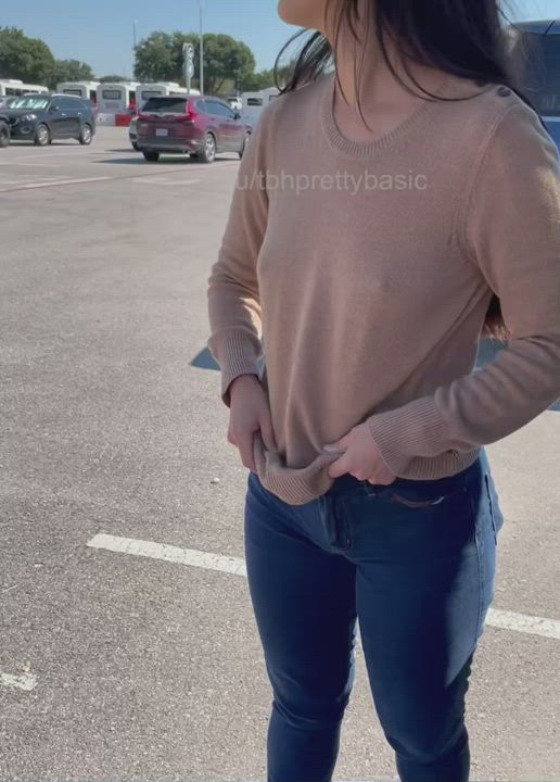 Would You Sneak In A Quickie At The Parking Lot? [gif]