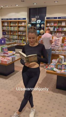 Look What’s Hiding Behind The Book ? [OC] [f]