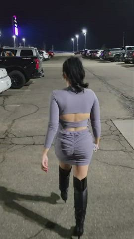 Flashing In The Parking Lot