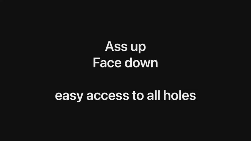 Easy Access To All Holes (Ass Up Face Down Bondage Compilation)