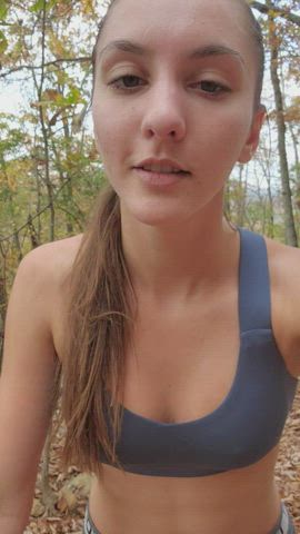 I Was Dared To [F]lash My Pussy While Hiking