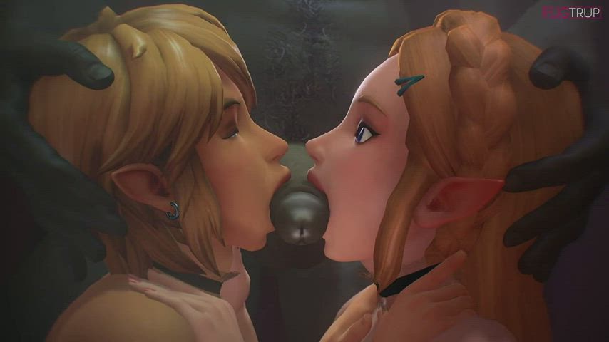 Zelda Sharing Sissy Link With Daddy Ganondorf