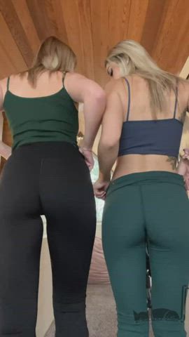 We Look Awfully Cute In Yoga Pants But Your Boner Is Telling Me You’d Rather See Us Out Of Them ;)