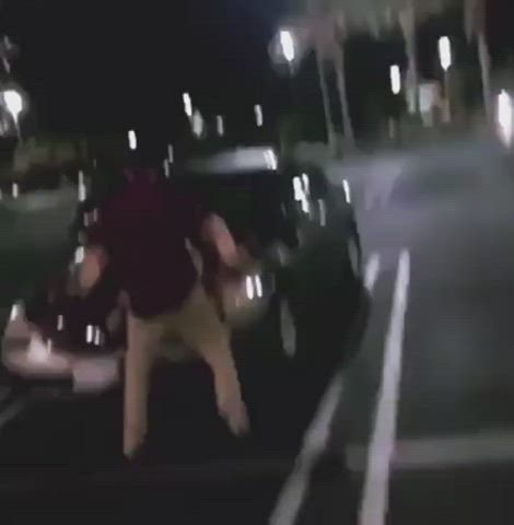 Caught Fucking In The Parking Lot By Their Friends