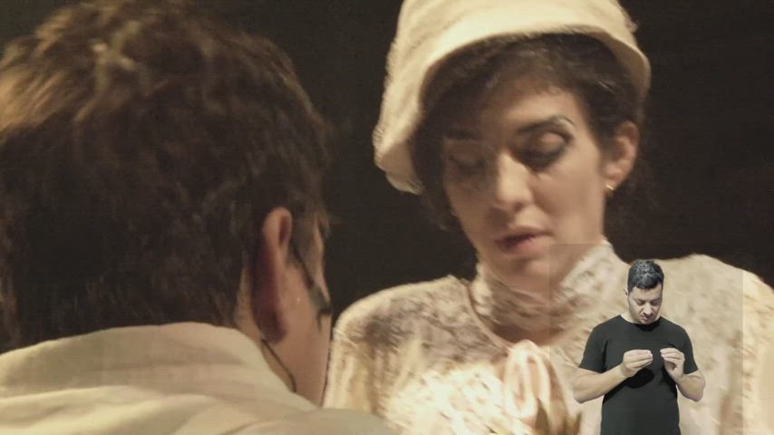 Camila Mota Gets Licked In The Theater Play Anjo De Pedra – Odisséia Cacilda