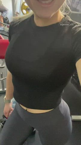 Got Dared To Flash My Boobs In The Gym – Next Time My Ass? [f]