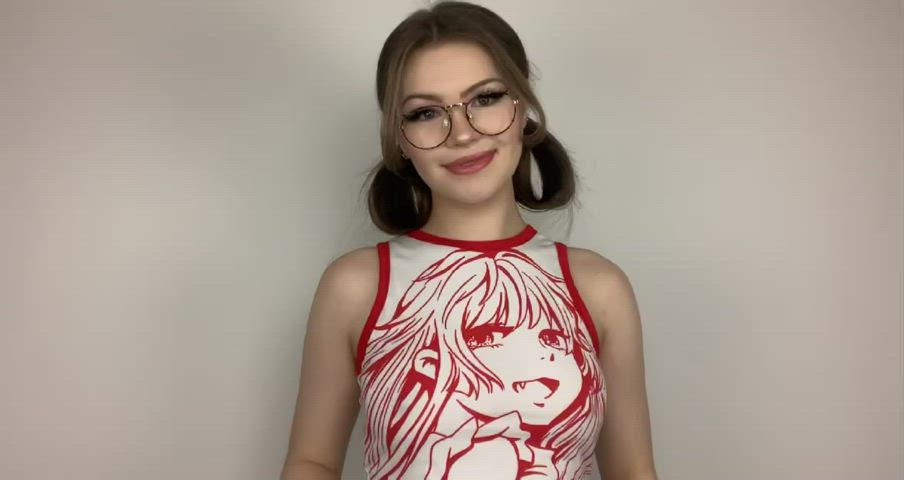 If You Watch Anime With Me Ill Let You Cum On My Glasses :P [f]