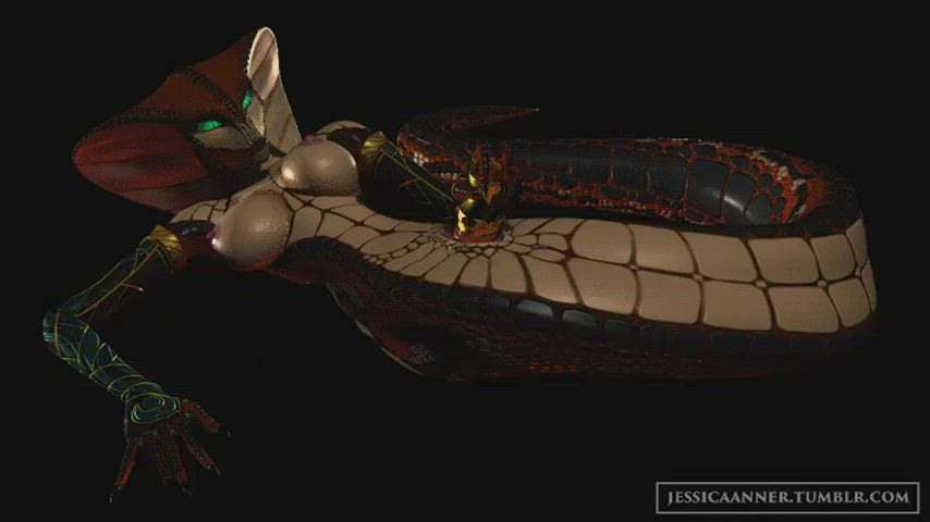 Snake Monster Masturbates (Janner3D)
